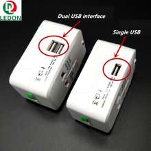 US regulations European regulations Australian regulations British standard multi-national converter USB global conversion plug 2.1A dual USB socket