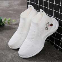 Breathable mesh 2019 new Korean socks shoes women's wild casual running shoes (shoes 6)