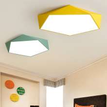 马卡龙彩色北欧吸顶灯个性创意灯具客厅卧室餐厅书房LED吸顶灯
