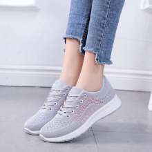 Running shoes 2019 spring and summer new flying woven MD cushioning light and comfortable fashion trend wild sports casual shoes women (shoes 101)