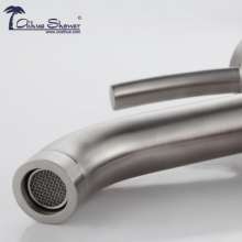 Washbasin faucet 304 stainless steel plating bathroom hot and cold water factory direct 507BL