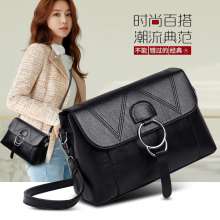 2019 new Korean version of the Messenger bag simple fashion wild female bag shoulder slung portable dual-use bag female NMXB-6 i694 (bag 26)