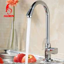 Factory direct single cold kitchen single hole faucet vertical basin basin faucet octagonal single cold alloy faucet 16001