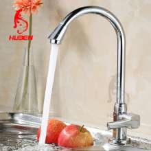 Factory direct single cold kitchen single hole faucet vertical basin basin faucet octagonal single cold alloy faucet 16001