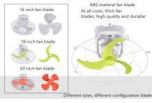 家来宝楼顶扇吸顶扇家用摇头电风扇学校宿舍吊扇天花吊顶风扇18寸工程扇