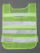 Reflective vest green work uniform sanitation safety clothing traffic construction riding reflective clothing