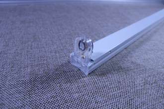 LED灯管专用水晶头 支架 T8光管塑料折叠头 灯架1.2米 日光灯支架0.6米
