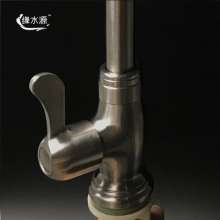 304 stainless steel faucet single cold faucet vertical faucet stainless steel sink kitchen faucet