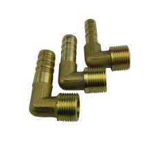 3 points outside the pagoda elbow Pagoda Tsui Copper outer teeth right angle pagoda joints Gas pipe joints Green head Copper fittings