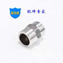 Stainless steel wire to wire 201 with equal diameter outer wire joint double outer wire external thread conversion joint