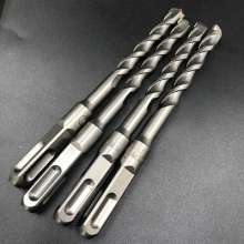 High speed steel woodworking drill bit. Threaded external drill. Screw tail drill. Woodworking drills. Open hole drill. Drilling. Square head impact drill