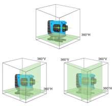 12线 水平仪 绿光 贴地仪 高精度 平水仪 贴墙仪 地砖扫平仪 地平仪 地线仪