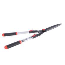 Yamato telescopic handle lawn shears. Scissors. knife. V-type polished retractable pruning shears aluminum handle lawn mower 0010