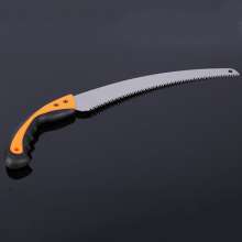 Toucan two-color handle curved saw. Saw. Three-sided saw. Tooth sharp garden handle saw. Two-color handle saw 0015