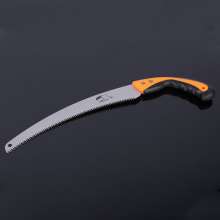 Toucan two-color handle curved saw. Saw. Three-sided saw. Tooth sharp garden handle saw. Two-color handle saw 0015