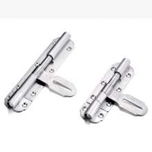 Thickened heavy duty padlock. Locking head. Stainless steel door lock. Door latch bolt. Lockable left and right inserts YFL-CK