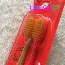 Kiss clean 521 filament dry bristles tie knot love together with the same heart soft hair toothbrush