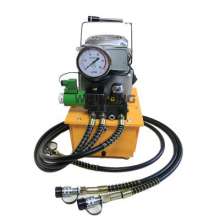 三通阀电动液压泵三油路铜芯电机HYDHP-720F3超高压脚踏泵
