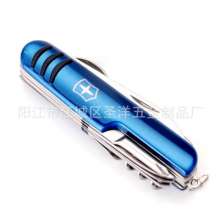 Direct electrophoresis 11 open multi-function folding. Outdoor saber. Color iron shell gift knife. Knife. Tableware