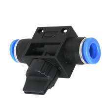 Pneumatic components quick connector HVFF hand valve switch valve gas pipe quick insert plastic valve HVFF-6/8/10/12