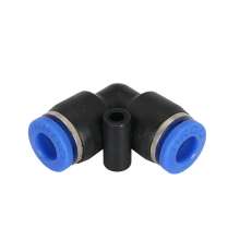 Pneumatic component plastic connector Push-in connector PV4 6 8 10 12 14 16 L-type two-way