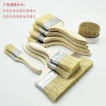 Extra thick brush brush poplar handle + silk brush brush paint brush