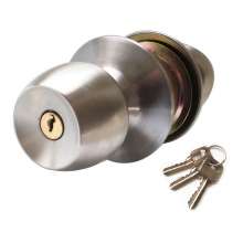 5831球锁（钢拉丝） 不锈钢 球形锁 室内门锁 浴室锁房门锁 外装门锁 球锁