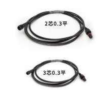 M10 aviation male and female extension cable 4 core outdoor LED waterproof wire 23 core 22awg 1 m 3 m