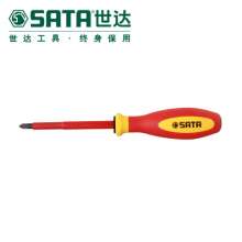 世达(SATA)G系列三色柄十字绝缘螺丝批  螺丝批 螺丝刀  #3X150mm 61214