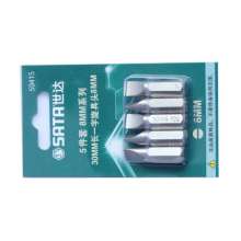 世达(SATA)5件套30MM长一字旋具头  具头 五金工具 6.5mm 59413