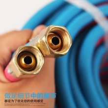 Red and blue two-color tube 8mm high pressure oxygen acetylene with natural rubber conjoined high temperature resistant oxygen tube