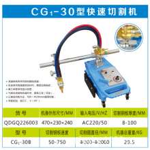 CG1-30 / 100 semi-automatic flame cutting machine durable small turtle gas cutting machine