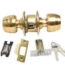 5831 gold shape lock indoor door lock bathroom lock room door lock exterior door lock ball lock