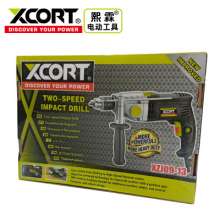 熙霖XCORT 13mm冲击钻两级减速大功率多功能调速手电钻电动电锤镐