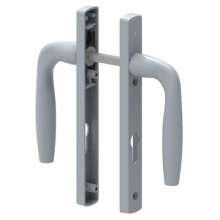 New door handle / double door handle inside / outside / 85 center distance swing door lock / handle DL-028