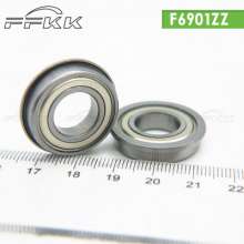 Flange bearings. Casters. Wheels. Hardware tools. F6901ZZ with rib bearings 12 * 24 * 6 * 26.5 Zhejiang z1 quality spot wholesale
