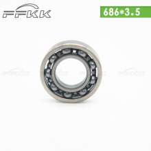 Supply of miniature bearings. Bearings. Casters. Wheels. Hardware tools. 686 open type 6 * 13 * 3.5 bearing steel high carbon steel Zhejiang Cixi factory direct supply