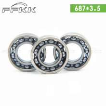 Supply of miniature bearings. Casters. Wheels. Hardware tools. Bearing 687 open 7 * 14 * 3.5 bearing steel high carbon steel Zhejiang Cixi factory direct supply