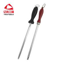 Professional wholesale sharpening stick, small sharpening stick with plastic handle, sharpening stick clamping, round rod sharpening stick