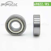 Supply of miniature bearings.   Casters.   Wheels. Hardware tools.  698ZZ / RS 8 * 19 * 6 bearing steel high carbon steel Zhejiang Cixi factory direct supply