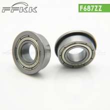 Supply flange bearings. Casters. Wheels. Hardware tools. F687zz 7x14x5x16 small bearing miniature Ningbo Ningbo factory direct supply