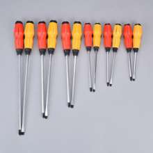 Screwdriver Through-hole screwdriver Manually tap the screwdriver with double color handle and through-hole screwdriver