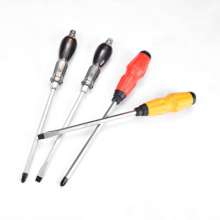 Screwdriver Through-hole screwdriver Manually tap the screwdriver with double color handle and through-hole screwdriver