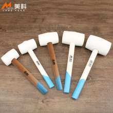 Meike cooked bakelite handle rubber hammer rubber hammer tile decoration large rubber hammer rubber hammer hammer hammer