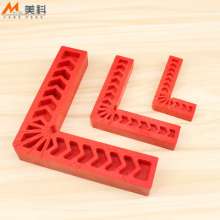 90 degree right angle auxiliary locator 3 inch 4 inch 6 inch woodworking tools plastic square ruler angle ruler holder