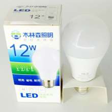 Mulinsen led bulb 3w 6W9W12W household energy-saving bulb lamp e27 large screw mouth super bright white light Mulinsen lighting fixture