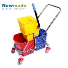 Thicken wheeled water truck property cleaning cleaning mopping mop squeeze bucket factory direct mop cleaning bucket