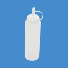 厂家供应优质塑料防漏沙拉挤压瓶/调料瓶挤酱瓶/酱汁奶油果酱瓶