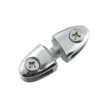 Nail-shaped double-headed glass clamp, hardcover zinc alloy glass holder, plate holder, fixing clip 8-10mm