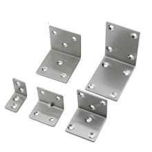 Stainless steel 90 degree rounded corner code L-shaped corner code Stainless steel right angle code Furniture hardware accessories